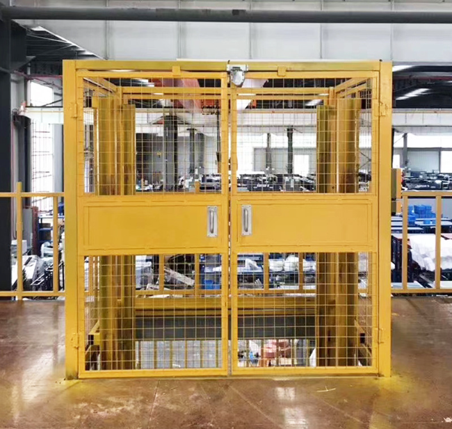 青海智能导轨式升降机亮相