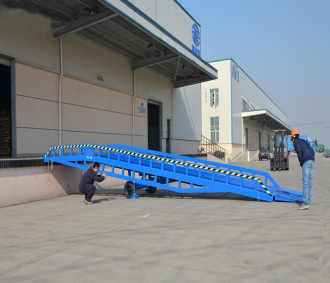 青海移动式登车桥应用